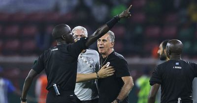 Former Manchester United assistant rages after being sent off in AFCON semi-final vs Cameroon