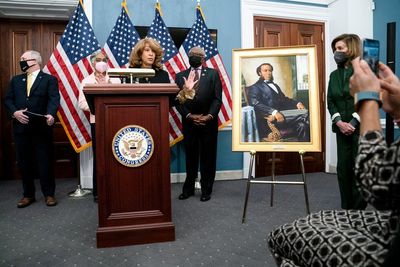 First Black congressman honored amid calls for justice