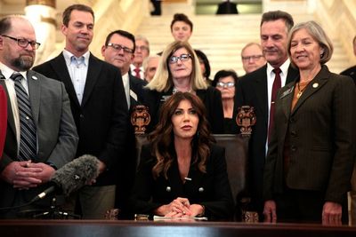 South Dakota Gov. Kristi Noem signs transgender athlete ban