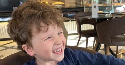 Four-year-old Teddy celebrates success of brain tumour therapy