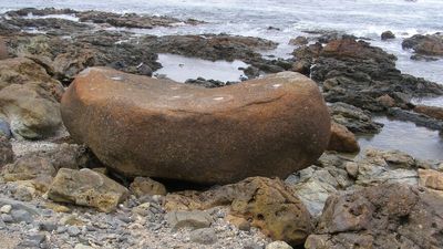 Aboriginal petroglyph sites damaged, advocates reject official assessment of 'natural forces'