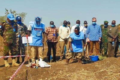 South Sudan's legacy of land mines hurts recovery from war