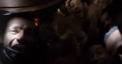 Mohamed Salah films wild celebrations on Egypt team bus after reaching AFCON final