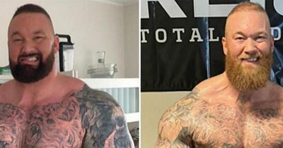 Thor Bjornsson photos hailed as "two different people" after 120lb weight loss