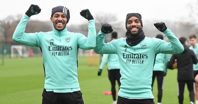 Arsenal fans spot Lacazette’s three-word hint to Aubameyang after Barcelona transfer confirmed