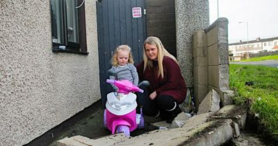 Irish girl, 3, inches from death after two cars plough through garden wall in Dublin