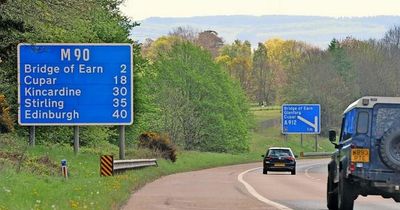 Traffic calming measures to be placed on M90 in Perthshire to allow improvement works
