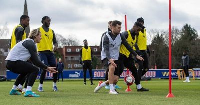 James McArthur and Wilfried Zaha return to Crystal Palace training ahead of FA Cup clash