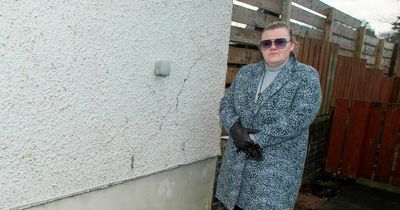 Appalled nurse issues plea to Ayrshire housing group to fix her 'cracking' property