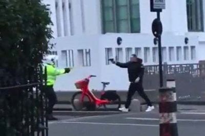 Man arrested after ‘replica firearm’ aimed at police officer in Camden