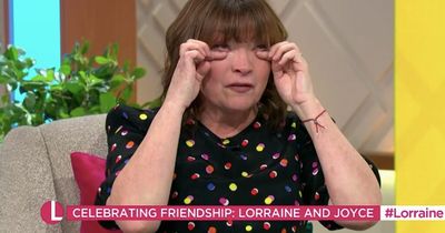 ITV's Lorraine in tears as she's surprised by her best friend live on the show