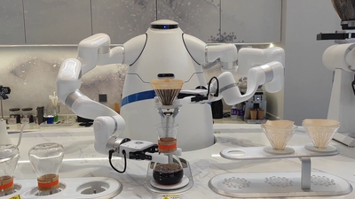 Robot barista is serving customers at the Beijing Winter Olympics
