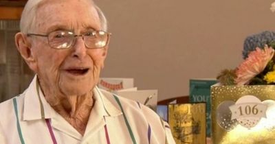Man, 106, who is still 'sharp as a tack' says secret to happy life is avoiding two things
