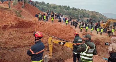 Moroccan rescuers edge closer to child trapped in well