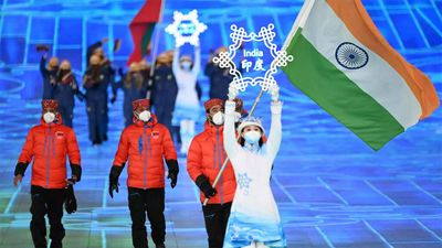 India moment at Winter Olympics opening: Skier Arif Khan leads contingent out