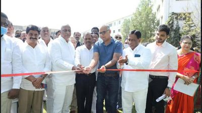 MS Dhoni Cricket Academy launched in Hyderabad