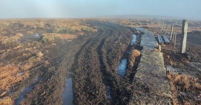 Damage to summit of Northumberland's Cheviot hills 'caused by motorbikes'