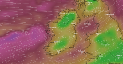 Ireland weather: Ominous map shows windy weekend as Met Eireann forecast major temperature swing