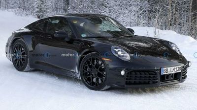 Porsche 911 Carrera Spy Shots Show Coupe With Redesigned Bumpers
