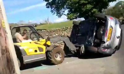 Teesdale farmer cleared by jury after flipping car with tractor