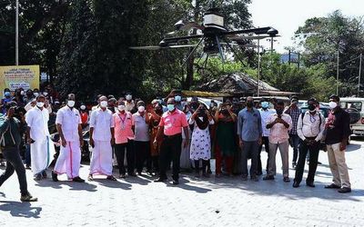 Drone survey begins in Kannur