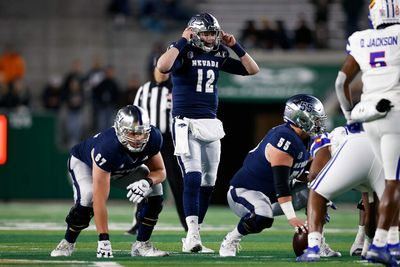 Nevada quarterback Carson Strong has met with Washington at the Senior Bowl