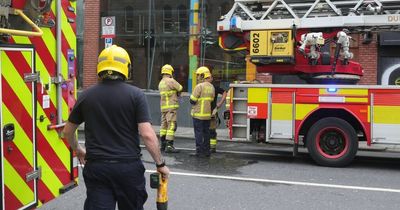 Dublin Fire Brigade rush to scene of blaze at halting site in Leopardstown