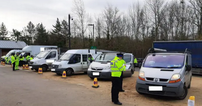 Two arrested on suspicion of drug driving near Bristol as police seize more than twenty vehicles