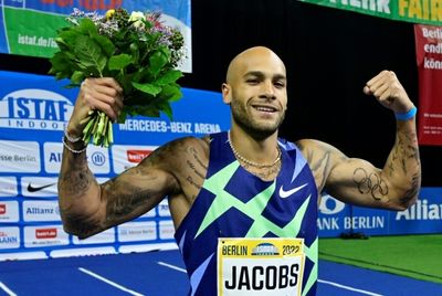 Olympic 100m champ Jacobs wins on return, Duplantis just misses world record