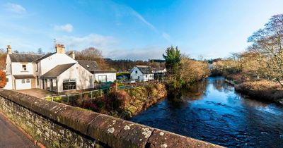 Former East Ayrshire village shop and tearoom overlooking the River Ayr on market for £250,000