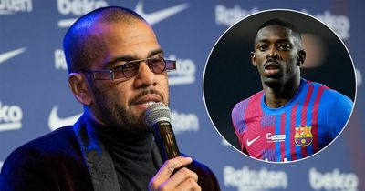 Dani Alves sends "ego" message to Ousmane Dembele after Barcelona exit broke down