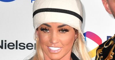 Katie Price conceals gruesome surgery scars in bandages for red carpet appearance