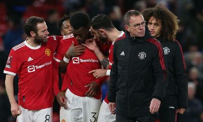 Manchester United’s exit from FA Cup ‘our own fault’, says Ralf Rangnick