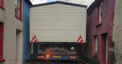 The Welsh town where lorries keep hitting houses and getting stuck in narrow streets