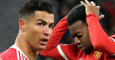 Cristiano Ronaldo's telling gesture to Anthony Elanga after Man Utd WhatsApp decision