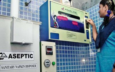 Ahead of floods, campaign for sanitary vending machines in Assam