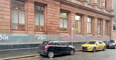 Belfast City Centre: Graffiti at Central Library as 'brazen' vandals target Cathedral Quarter
