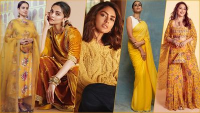 Basant Panchami 2022: Paint the town yellow with these Bollywood-inspired fashion ideas
