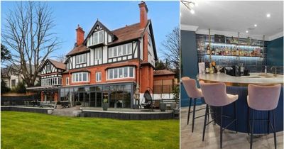 Bespoke Greater Manchester home that looks like a five-star hotel and has its own lavish champagne bar