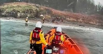 Watch dramatic Edinburgh rescue as five people rescued from Cramond Island