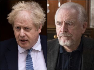 Brian Cox issues stern message for ‘compulsive liar’ Boris Johnson in character as Succession’s Logan Roy