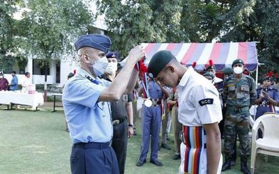 NCC contingent felicitated