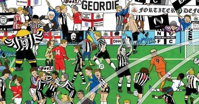 Incredible fan-sourced illustrated history of Newcastle United takes shape