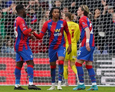 First-half goals enough to ease Palace past Hartlepool