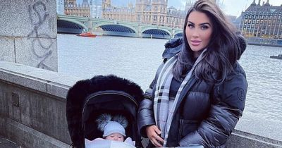 Pregnant Lauren Goodger sparks rumours she reunited with Charles Drury on family day out