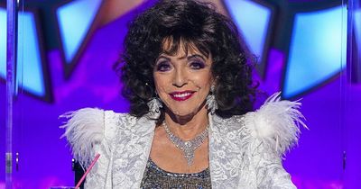 Masked Singer fans baffled by Dame Joan Collins' true age as she makes show debut