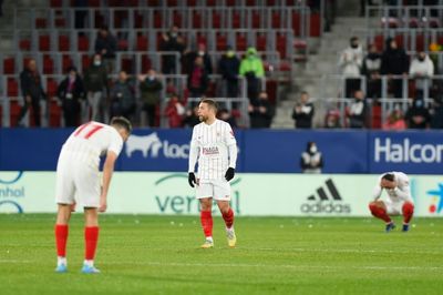 Martial misfires and Rakitic misses penalty as Sevilla held by Osasuna