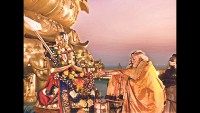 ‘Sabka Saath’ stands on saint Ramanuja’s ideals, says PM Narendra Modi
