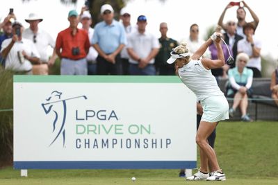 Lexi Thompson plays through pulled back muscle to finish second at LPGA Drive On Championship