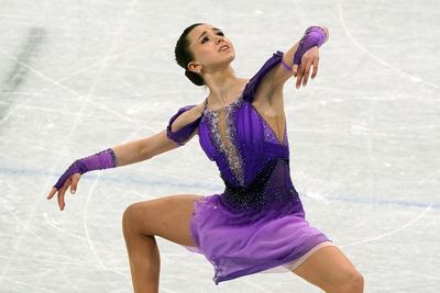 Kamila Valieva: Teenage Russian figure skater makes striking Olympic debut